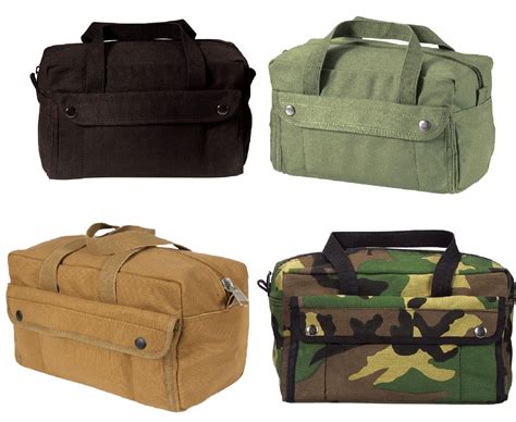 Mechanics Tool Bag Heavy Weight Cotton Canvas - Military Mini Duffle T – Grunt Force