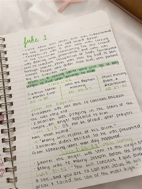 Luke 1 notes💚 in 2024 | Bible study notes, Christian bible study, Bible journal notebooks