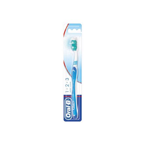 Buy Oral-B 123 Shiny Clean Toothbrush Medium · United Kingdom