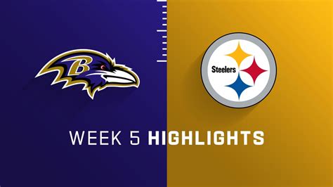 Baltimore Ravens vs. Pittsburgh Steelers highlights | Week 5