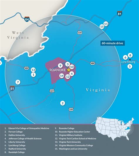 Map Center - Roanoke