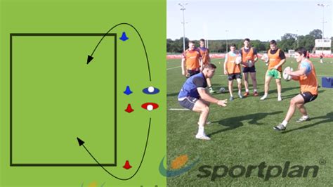 Tackling Technique 1 v 1 Tackling - Rugby Drills, | Sportplan