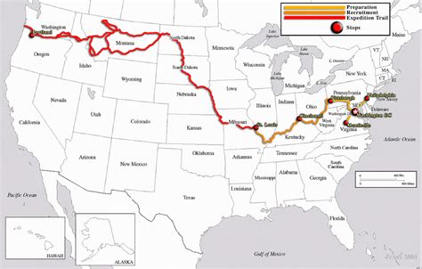 Lewis And Clark Expedition Map Printable - Printable Maps