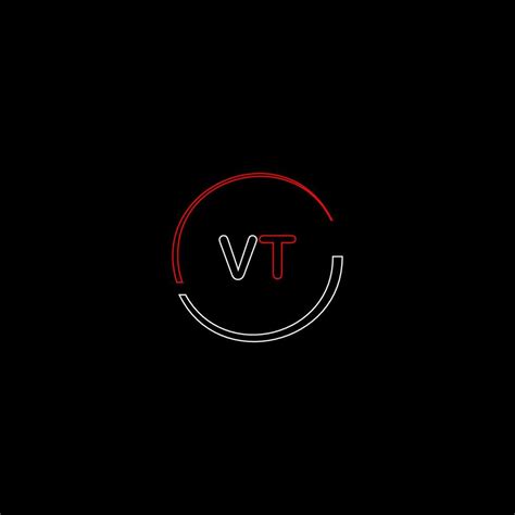 VT creative modern letters logo design template 32518155 Vector Art at ...