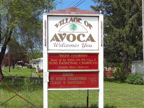 Geographically Yours Welcome: Avoca, New York