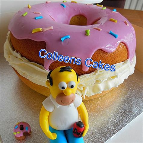 Simpsons giant donut cake | Cake, Cake donuts, Desserts