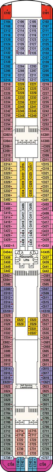 Majestic Princess Deck plan & cabin plan