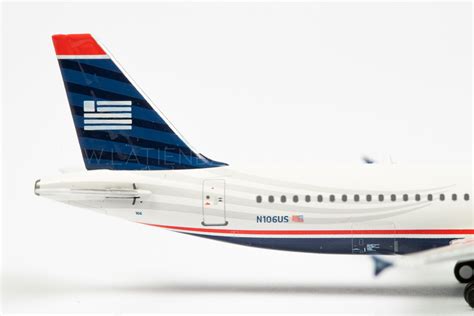 US Airways Airbus A320 N106US Panda Models 202251 Modelo a escala 1:400 - La tienda de aviacion