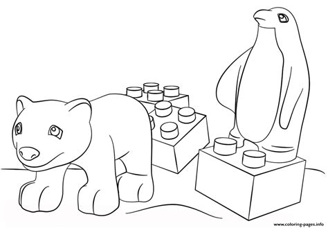 Lego Friends Animals Coloring page Printable