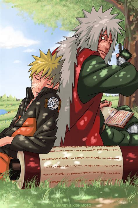 jiraiya and naruto by e-maney on DeviantArt