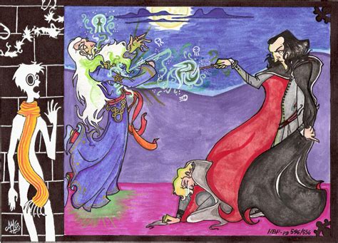 Ct.29 - Snape kills Dumbledore by MadGuida on DeviantArt