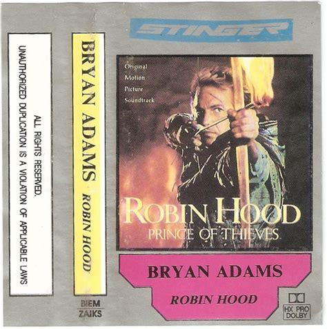 Bryan Adams - Robin Hood Prince Of Thieves (Cassette) | Discogs