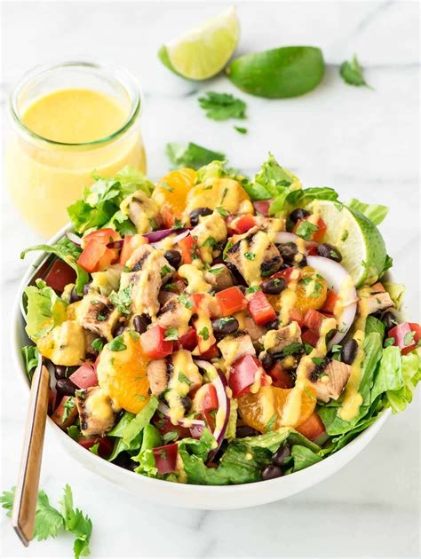 Caribbean Chicken Salad with Mango Dressing