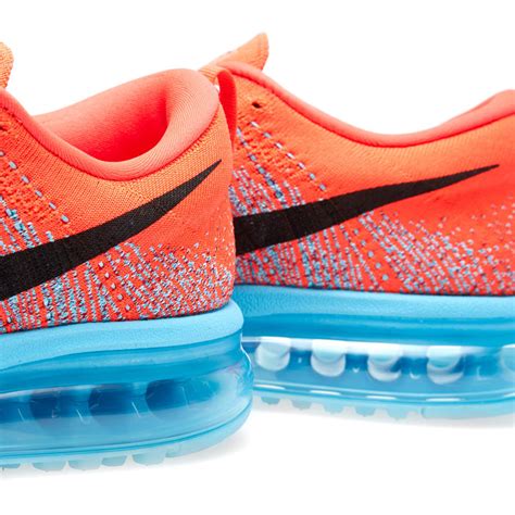 Nike Flyknit Max Bright Crimson, Black & Blue | END. (US)