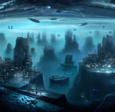 The underwater city Edson - Illustrations ART street