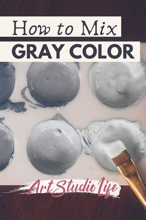 Gray Color Mixing [Guide] What Colors Do You Mix to Make Gray? in 2022 | Color mixing guide ...