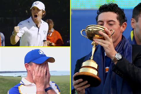 From swearing at USA fans to crying on TV - How Rory McIlroy's Ryder ...