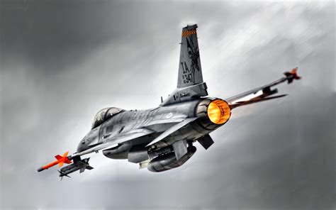 F-16 Fighting Falcon HD Wallpapers ~ Military WallBase