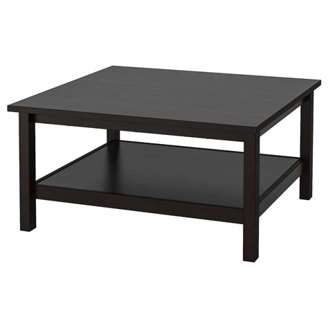 HEMNES Coffee table, black-brown, 35 3/8x35 3/8" - IKEA