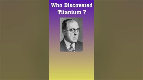 Who Discovered Titanium ? - YouTube