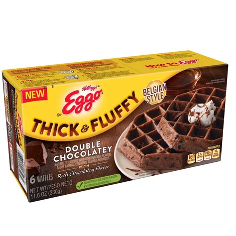 Eggo Thick & Fluffy Belgium-Style Waffles | 2018-07-23 | Refrigerated & Frozen Foods