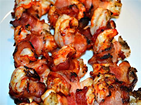 Applewood Smoked Bacon-Wrapped Shrimp with a Chipotle BBQ Sauce - A ...