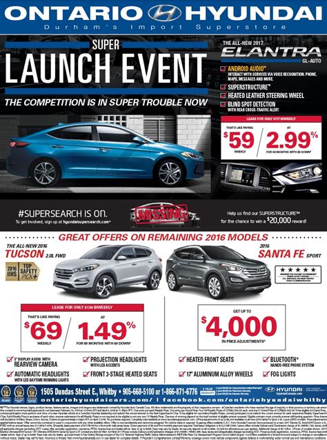 Current Promotions - Ontario Hyundai