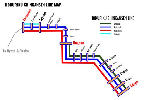 Hokuriku Shinkansen Map