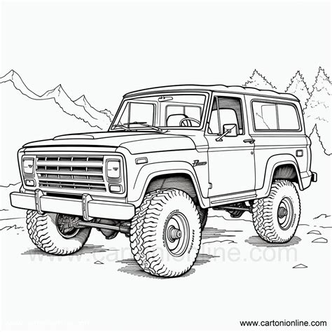 Ford Bronco Coloring Pages