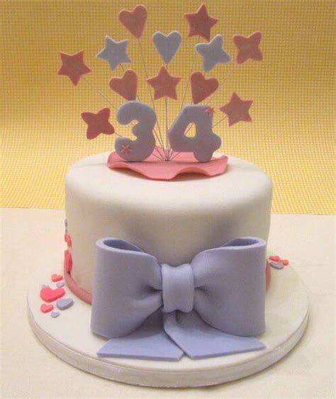 34th Birthday Cake | Creative birthday cakes, 34th birthday ...