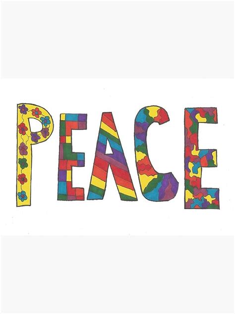 "Peace: Word Art" Poster by DanielleGensler | Redbubble