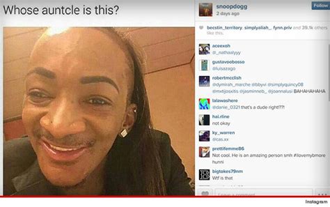 Snoop Dogg Called Out for Instagram Pic -- Guy Says He's Being Gay ...