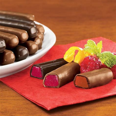 Sweets Dark Chocolate Raspberry Sticks - Raspberry