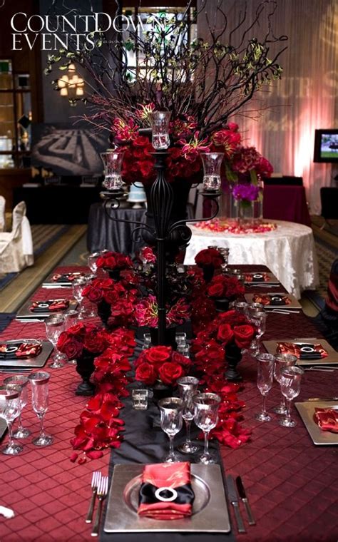 Black And Red Wedding Ideas