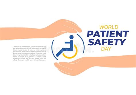 World Patient Safety Day Background with Two Hands and Safety Symbol on September 17 Stock Photo ...