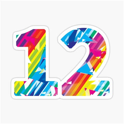 "Twelve" Sticker for Sale by Winterrr | Redbubble