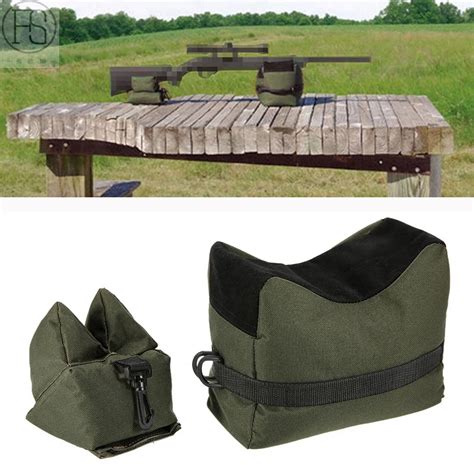 Portable Hunting Gun Accessories Front & Rear Rifle Target Tactical ...