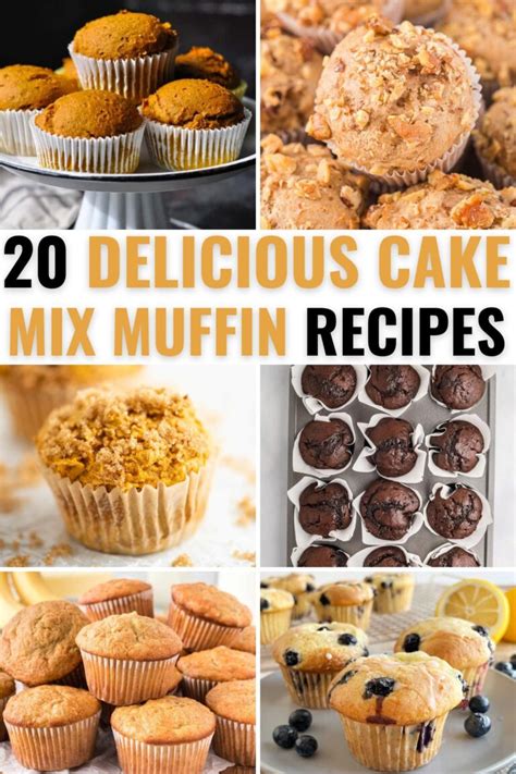 20 Cake Mix Muffin Recipes | Cake Mix Recipes