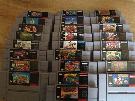 My current SNES game collection. : r/gamecollecting