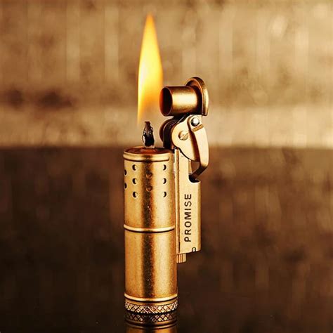 Old Gasoline Lighter Lighters Retro Design Smoke Vintage Metal Genuine ...