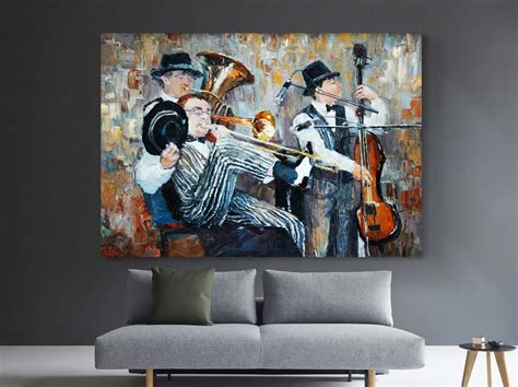 Jazz wall art Music wall art Jazz canvas Print Musical wall | Etsy