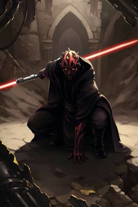 Darth Maul Art by Lu Tao | Star wars images, Star wars art, Star wars ...