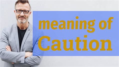 Caution | Meaning of caution - YouTube