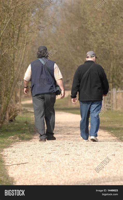 Two Men Walking Away Fom View Image & Photo | Bigstock