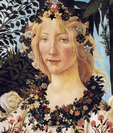 Sandro Botticelli, Primavera, c.1477-82, detail - a photo on Flickriver