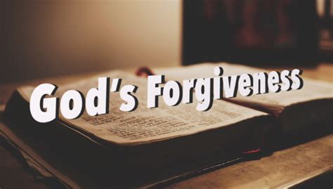 God, Forgiveness and Me – Walnut Hill Church of Christ