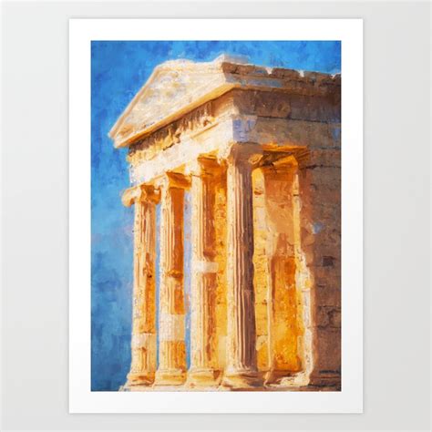 Acropolis of Athens Art Print by AM Fine Art Prints | Society6