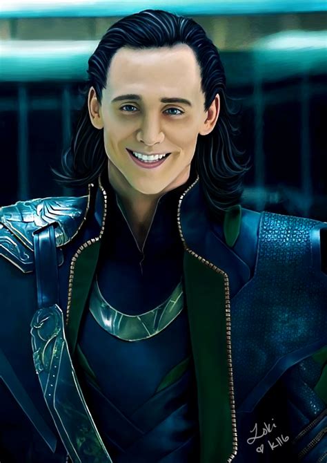 Loki's Smile by kittenangel116 on DeviantArt