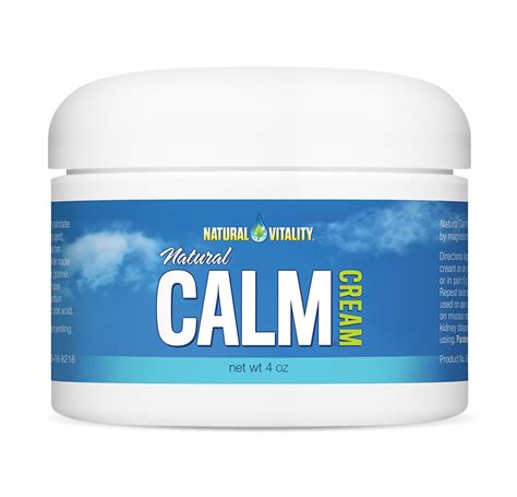 Natural Vitality Natural Calm Magnesium Cream (NC) 4 oz - Walmart.com