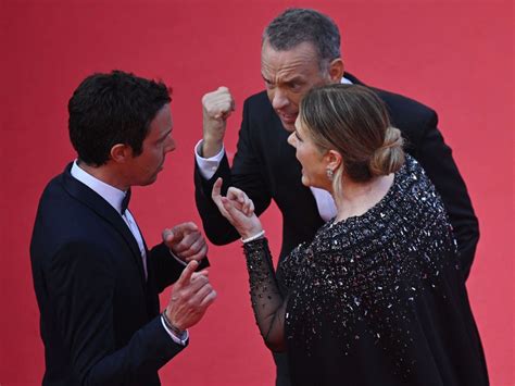 Rita Wilson Explains Pic of Angry-Looking Tom Hanks Shouting at Cannes Staff Member